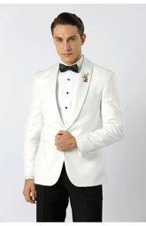 SOGNA COL PRO  Ivory Dinner Jacket — Fine Twill 2204